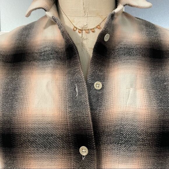 Madewell Women’s Flannel Ex-Boyfriend Robson Plaid Shirt Sz-XXS! - Picture 2 of 5